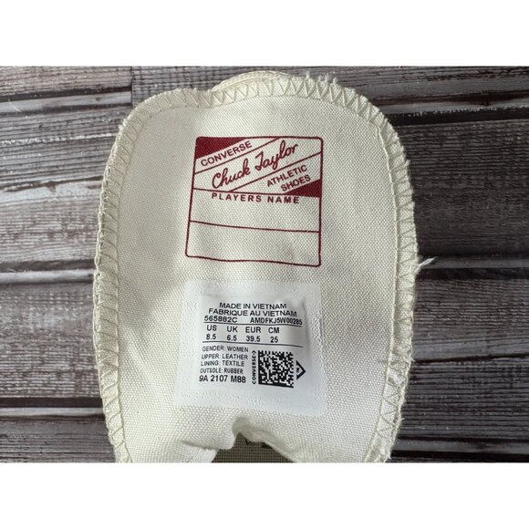 Converse Chuck '70 Hi Metallic Rainbow sneakers shoes Size 6.5 multicolor - Picture 11 of 11